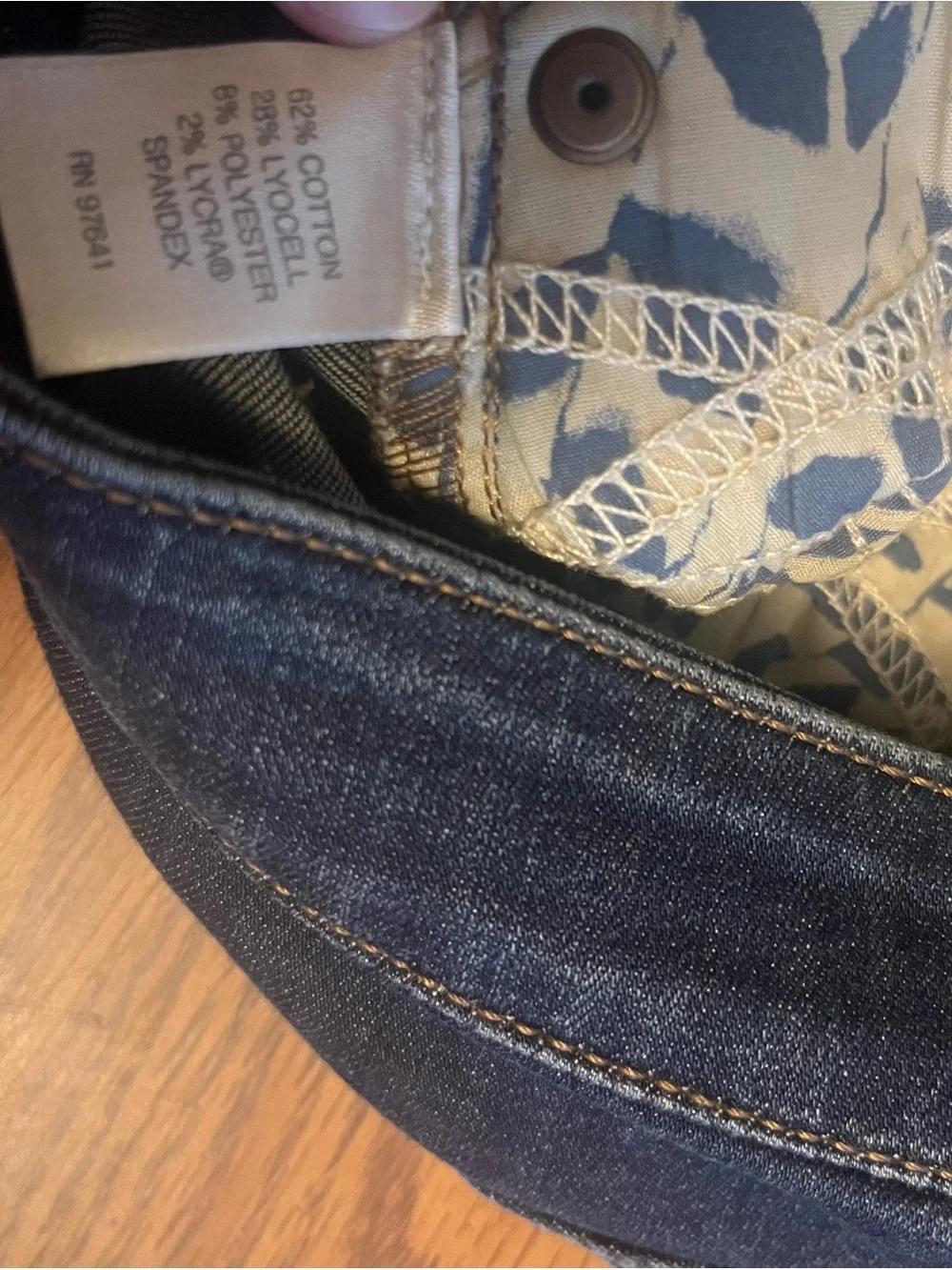 J. Jill Dark Blue Denim Mini Skirt